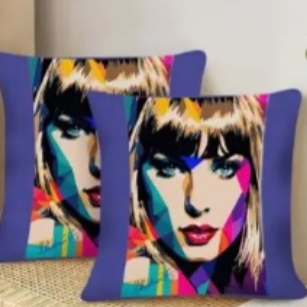 Pillow! Taylor Swift. About 18x18 Hypoallergenic.